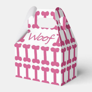 CHIC FAVOR/GESCHENKBOXEN_"Woof" DOG FAVOR BOX Geschenkschachtel