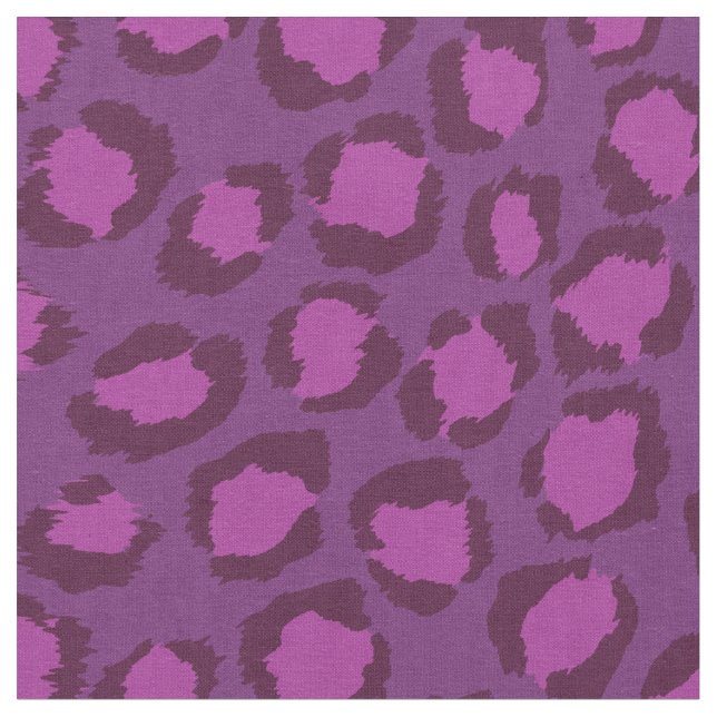 Chic fett-orchid-lila Cheetah-Druckmuster Stoff (Nahaufnahme)