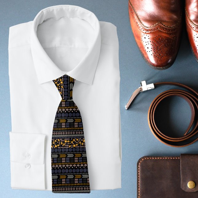 Chic Floral Art Deco | VINTAG Krawatte (Von Creator hochgeladen)