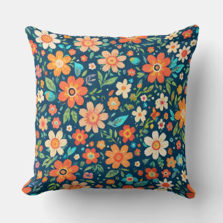 Chic Floral Cushion Kissen