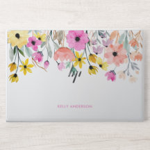 Chic floral Muster Botanisch Trendy Laptop Cover