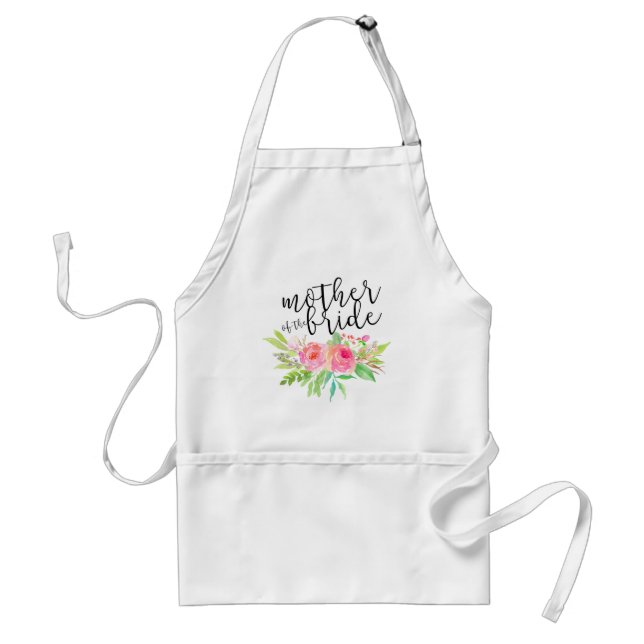 Chic Floral|Mutter der Braut Schürze (Vorne)