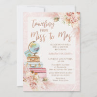 Chic Floral Reise Miss zu Mrs. Brautparty