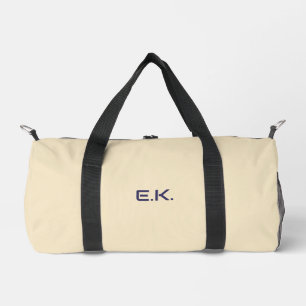 Chic Floral Watercolor Duffle Bag