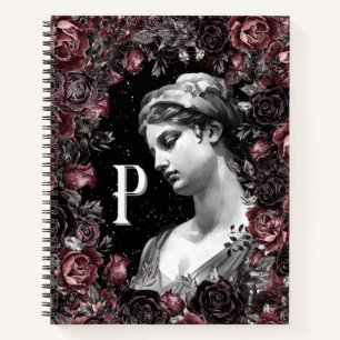 CHIC FLORALES VINTAGE BAROCK MONOGRAMM PERSONALISI NOTIZBUCH