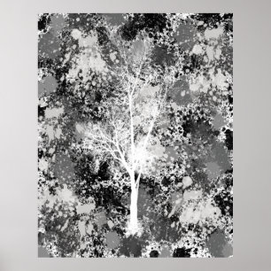 Chic Forest Abstrakt Poster