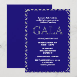 Chic Formal Corporate Gala Ball Party Fundraiser Einladung