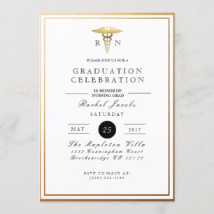 Chic & formale Krankenpflege   Aufforderung zur Ei Einladung