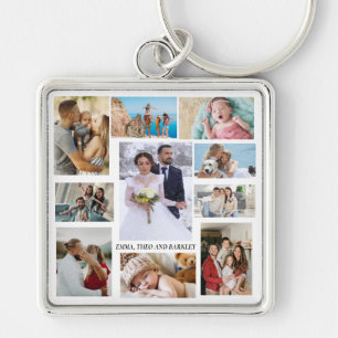 Chic Foto   Hochzeit und Familie Schlüsselanhänger