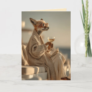 Chic Fox Relaxen im Stil Einladung
