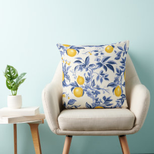 Chic French Blue Romance Kissen