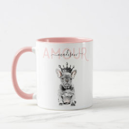 Chic French Bulldog Frenchie Liebe Royal Tasse
