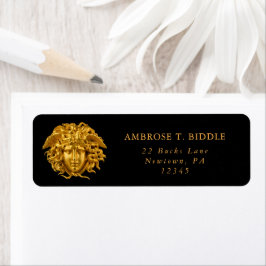 Chic French Fine Art Haute Couture Medusa Mask