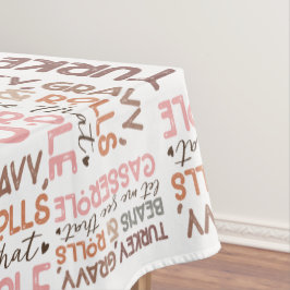 Chic Fun Erntedank Türkei Beans Casserole Tischdecke