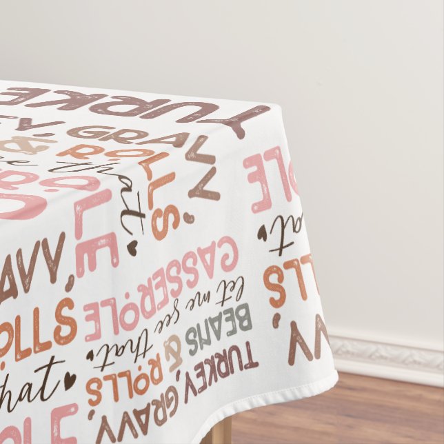 Chic Fun Erntedank Türkei Beans Casserole Tischdecke (Beispiel)