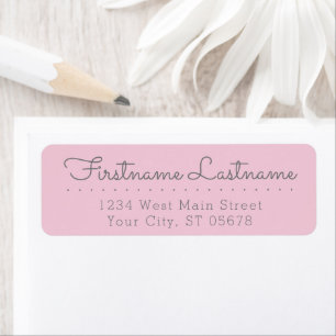 Chic Fun Simple Grey Blush Pink Styling Typografie