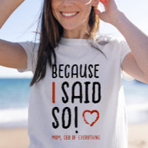 Chic Funny Boss Mama Sprichwort Spaß Typografie