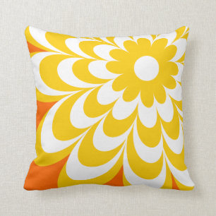 Chic-Gänseblümchenpersonalisiertes Throw-Kissen  Kissen