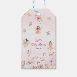 Chic Garden Fairy Princess Girl Baby Dusche Geschenkanhänger