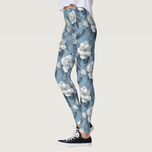 Chic Gardenias Luxus-Mode Crossfit Leggings