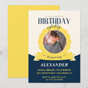 Chic Geburtstag Einladung zum 19. Geburtstag Moder