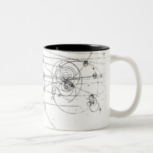 Chic Geek-Partikelbahn-Kaffee-Tasse Zweifarbige Tasse