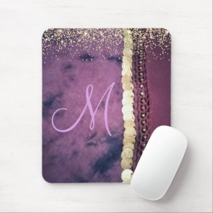 Chic Gefärbte Krawatte Monogram Sinti und Roma Sca Mousepad