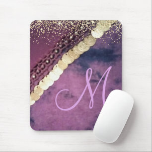 Chic Gefärbte Krawatte Monogram Sinti und Roma Sca Mousepad