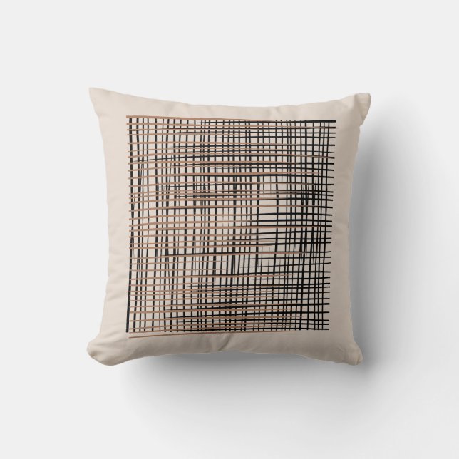 Chic Geometric Accent Pillow Kissen (Vorderseite)