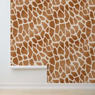 Chic Giraffe Print Tapete