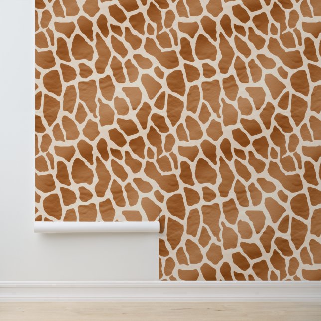 Chic Giraffe Print Tapete (Anwendung)