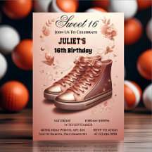 Chic Girl Sweet 16 Sneaker Ball 16. Geburtstag