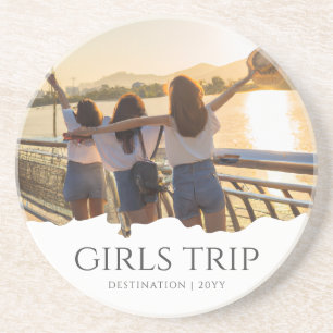 Chic Girls Trip   Girl-Wochenende-Foto Getränkeuntersetzer