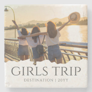 Chic Girls Trip   Girl-Wochenende-Foto Steinuntersetzer