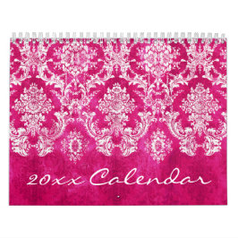 Chic Girly Patterns mit Damaskus und Chevronen plu Kalender