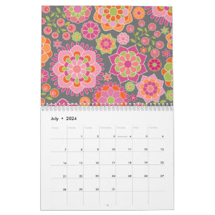 Chic Girly Patterns - Sie können das Datum ändern Kalender