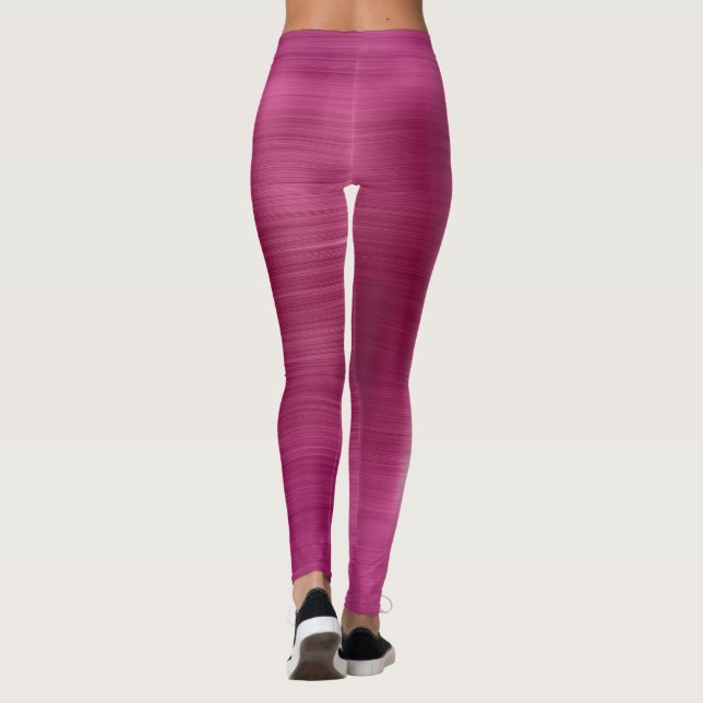 Chic Girly Pink Leggings (Rückseite)