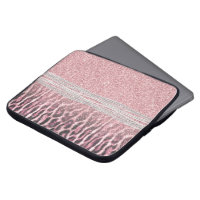 Chic Girly Pink Leopard Glitzer Image