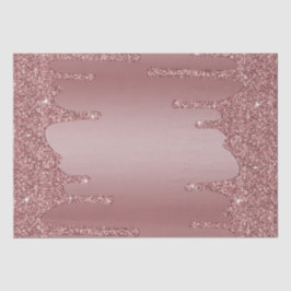 Chic Girly Rose Gold Sparkone Glitzer Tropfen Seidenpapier