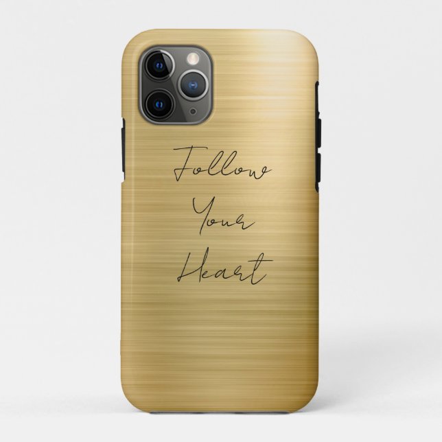 Chic Glam Gold Case-Mate iPhone Hülle (Rückseite)