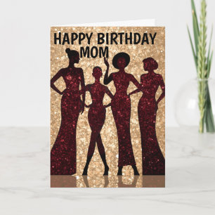 Chic Glamour Modeparty Karte