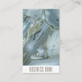 Chic gliterblue Ohrringe Display Karte