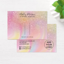 Chic Glitzer Regenbogen-Barrett-Haarschnitt-Displa