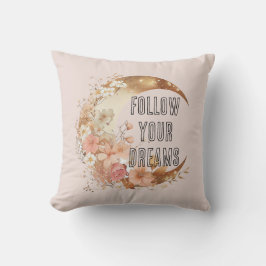 Chic Gold Frame Rosa Brautparty Kissen