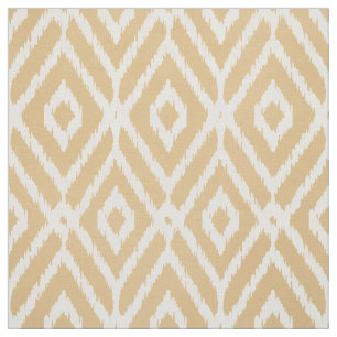 Chic Gold-Kat-Diamantmuster Stoff
