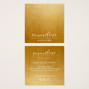 Chic Gold Moderner Minimalistischer Earring-Schmuc