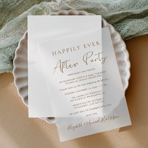 Chic Gold Script Hochzeitsempfang