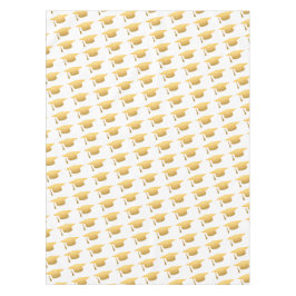 Chic Gold Trendy Graduation Party Grad Cap Tischdecke