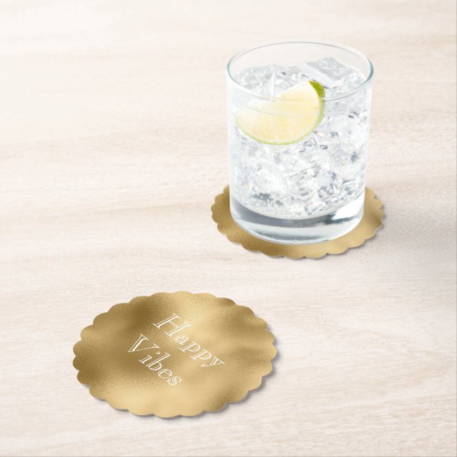 Chic Gold Untersetzer (Vor Ort)