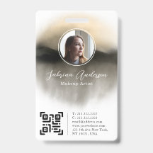 Chic Gold Watercolor Abstraktes Script Foto Logo